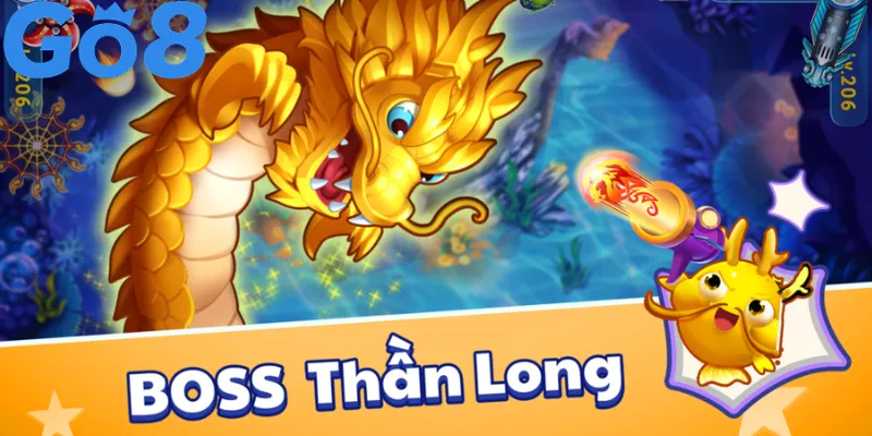 Mô phỏng boss khủng trong game bắn cá hiện đại